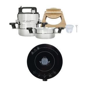 솥밥대왕 원터치 5분 누룽지 가마솥 1-2인용 3-4인용 콤보세트 슬림인덕션세트 NEW!