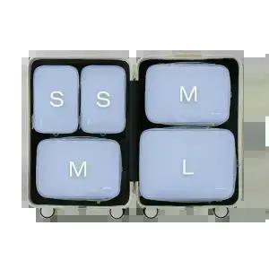 [브랜든][28인치]여행 압축 파우치 캐리어세트(S+S+M+M+L)