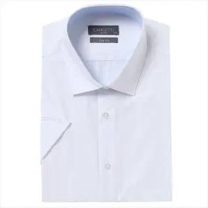 [란체티](김해점) 남성 시원한  여름 화이트/블루 반소매 슬림핏 셔츠 LZRTC76WH외1