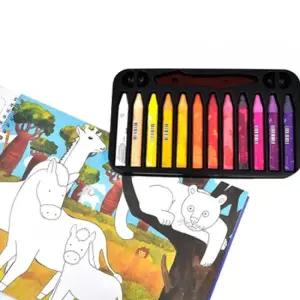 아트박스 모나미 모나미 크레파스 24색+교재세트