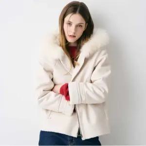 [두낫플랜][최초가280 000]폭스 퍼 후드 무스탕 자켓_KSJK230806