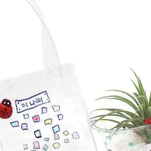 리빙트릭 유치원식물키우기 실내정화식물 틸란드시아키우기 플라스틱컵 틸란드시아 가방포함 10세트