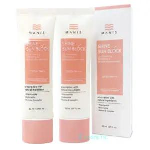 매니스 샤인 선블록 50ml 2개
