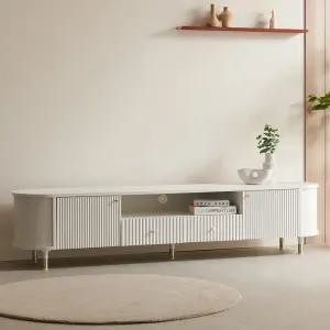 [착불] 포토리뷰 쿠폰증정 이즈 라인 2000 서랍 도어 템바보드 거실장 IFO