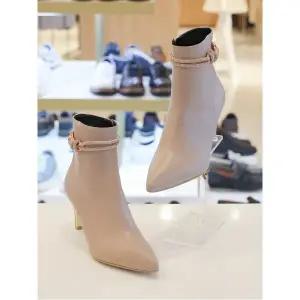 [하프클럽/미소페]미소페 큐빅 포인티드 앵클부츠 (712346011)