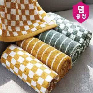 무한타올 기라로쉬 체스&그리드 뱀부얀180g 40*80cm 죽사100% 8장