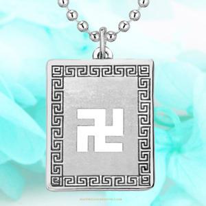 불교 치매목걸이 은 실버 만자 인식표 목걸이 패션 건강 어르신 노인 배회방지 예방 보호 불교 만자 실버 인식표 치매 어르신 실종방지 선물 법정 순은 남성 여성 엄마 아빠 할아버지 할머니 생신 명절 추석 설  36