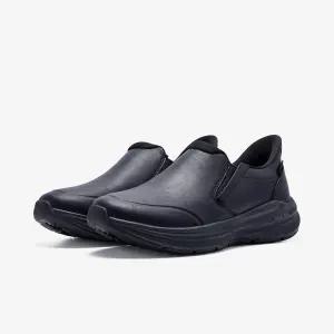 남성 미끄럼방지 쿠션좋은 가죽 슬립온 컴포트 존