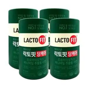 종근당건강 락토핏 당케어 2g x 60포 x 4통