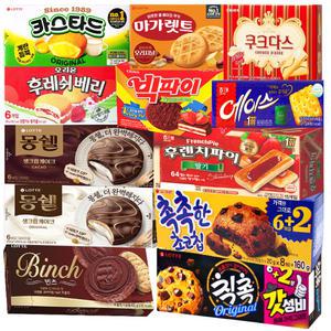 취향저격 인기 간식 12종 곽과자세트 몽쉘 카스타드 마가렛트 빅파이 빈츠