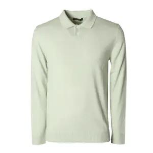 [롯데백화점]킨록 24 FW 남성니트 캐시미어 함유 기본 라이트그린 카라 긴팔 니트 IIY24 DK4465