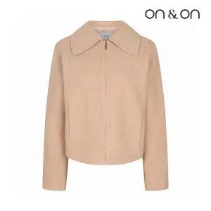 [하프클럽/온앤온]카라 핸드메이드 집업 자켓(MW2WMA69)