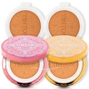 틴톤 올인원 대왕 볼륨 핏쿠션 (빅 페이즐리 에디션) 21호 본품(케이스랜덤)+리필