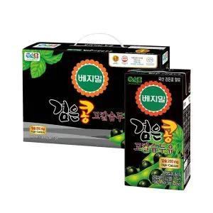 갤러리아 베지밀 검은콩 두유 고칼슘 190ml x 48팩+손잡이