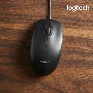 [국내정품] 로지텍코리아 M90 USB 유선 마우스 블랙 좌우대칭형 디자인으로 왼손잡이도 사용가능/KH