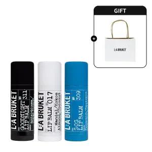 [라부르켓](센텀시티점)립 밤 트리오-오리지널&SOS&굿나잇 립 밤 + 쇼핑백 증정