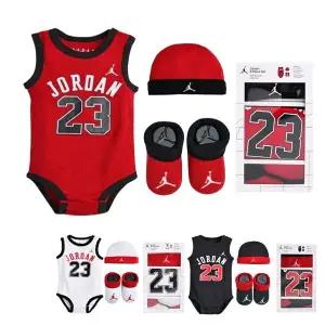나이키키즈 조던베이비 바디수트세트 모자+양말 출산 백일선물 N251UU808P 조카선물 플레이키즈프로 CH