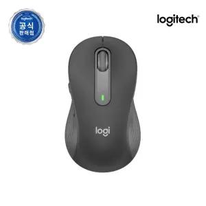 로지텍코리아 공식 시그니처 M650 무소음 무선 마우스 M 그래파이트(블랙)