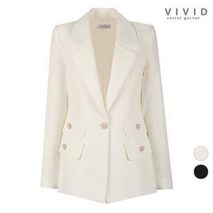 여성 주머니장식 봄가을 정장 자켓