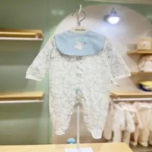 압소바HM (아기우주복)포레 우주복(턱받이포함)(25년봄신상) (A2110612)