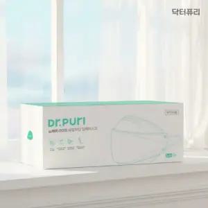 닥터퓨리 KFAD 비말차단 입체마스크 100매 번들형 화이트 사이즈 선택)