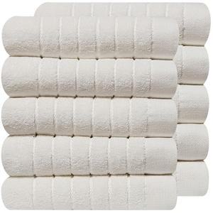 [다주타올]10장 호텔수건 200g 리치 두꺼운 무형광 고급 순면 화이트 흰색 백색 하얀