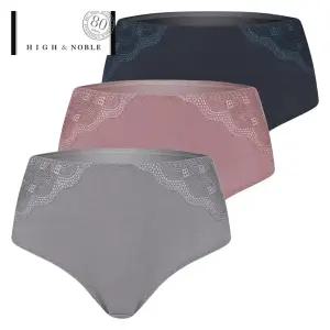 [BYC] 하이앤노블 80수 세미 맥시 여성 삼각팬티 세트