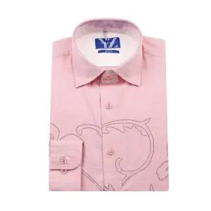 [갤러리아] 예작25년S/S(슬림핏)자수 프린트 남성 긴팔셔츠 YJESUA585OR