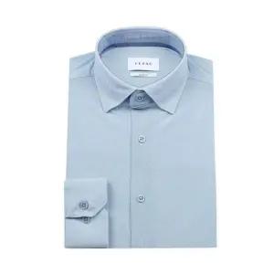 [갤러리아] 예작25년S/S(슬림핏)(스판)(카라스냅)져지원단 긴팔셔츠 YJESUS537BL