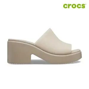 [크록스][크록스 정품] 브루클린 프로스터드 슬라이드 힐 여성샌들 210981-214