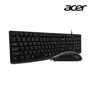 에이서 EAK040 유선 키보드 마우스 세트 블랙