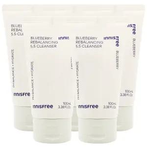 (5개)이니스프리 블루베리 리밸런싱 5.5클렌저 폼100ml