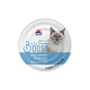사조 옵티원 부스트 캣캔 닭안심과 참치 160g 24개입