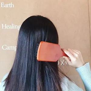 두피브러쉬 사각 대형 패들브러쉬 우드-WFFPY0T