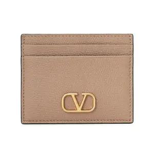 [단독특가/30개한정]  V 로고 시그니처 여성 카드지갑 6W2P0V32SNP GF9