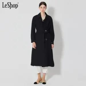 더블 버튼 바바리 트렌치코트