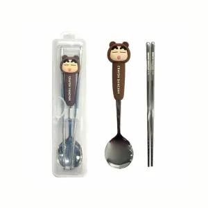 탑탑리빙 짱구는못말려 곰 수저 케이스 세트C03414