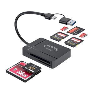 USB3.1 Type-C + USB3.0 멀티 카드리더기 ML-MRT37 (CF/SD/MicroSD/MS/XD)