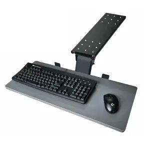 키보드 거치대 슬라이딩 트레이 키보드 받침대 높이조절 사각형