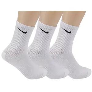 나이키 에브리데이 쿠션 크루 3PR 스포츠 중목 양말 헬스 러닝 테니스 백색 7664100