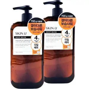 NEW 스킨유 이노센트 딥 머스크 샤워젤 700g x2개 저자극 바디워시