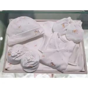 [압소바](광주신세계)[압소바임신출산선물]미우 배냇슈트+속싸개+손발싸개+신생모 4종세트(9A2C10118)25...