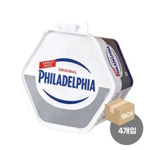 [필라델피아]크림치즈 1.65kg 4개입 (1박스)