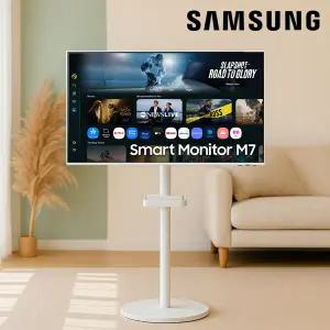 삼성전자 M7 43인치 화이트 스마트모니터 무빙스타일 삼탠바이미 패키지 UHD 4K IPTV OTT 넷플릭스 유튜브