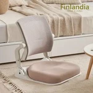 핀란디아 리프 접이식 등받이 메쉬 각도조절 경량 허리지지 좌식의자