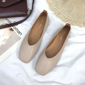 [하프클럽/]여성 캐주얼 오피스룩 베이직 플랫슈즈 FC12