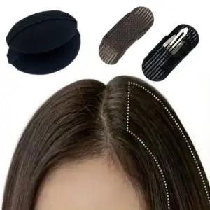 머리뽕 핀 헤어볼륨 패드 2쌍 머리뽕 헤어볼륨 헤어패드 머리볼륨 단정한머리