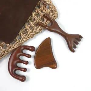 홈케어 우드 괄사 마사지 3종 기프트 세트 림프순환 (WFJLV5U)