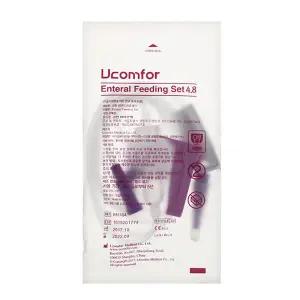 Ucomfor 유콤포 환자영양식용 피딩줄 라인 피딩튜브 4.8mm/3mm, 5/10세트