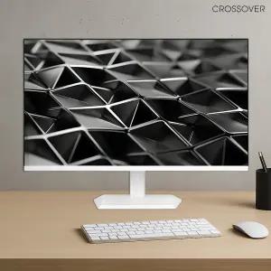 크로스오버 27QD166C QHD iPS USB-C 화이트 68cm 게이밍 사무용 컴퓨터 모니터 업그레이드이벤트